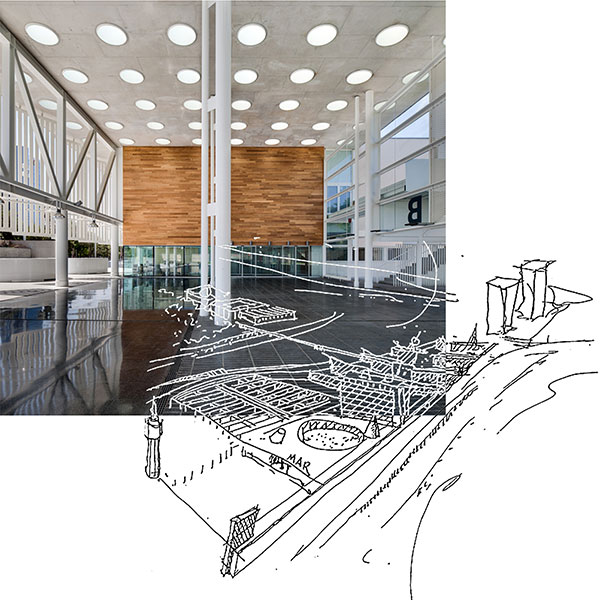 The refurbishment and extension of the Hospital del Mar in Barcelona is a project by the architects Brullet de Luna. The refurbishment and extension of the Hospital del Mar in Barcelona is a project by the architects Brullet de Luna.